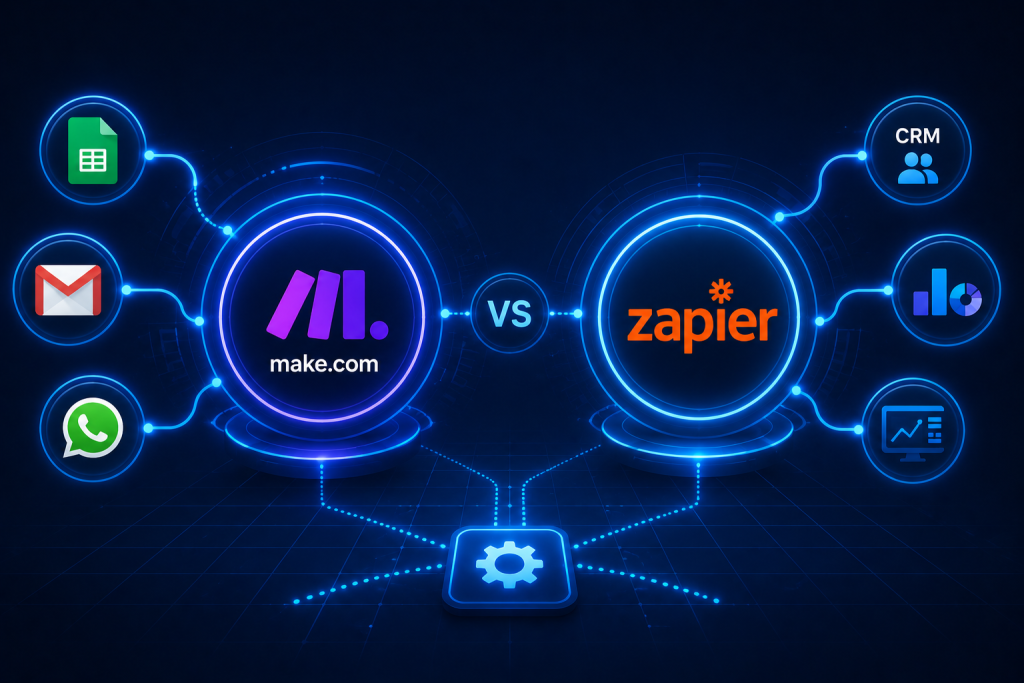 Make.com vs Zapier